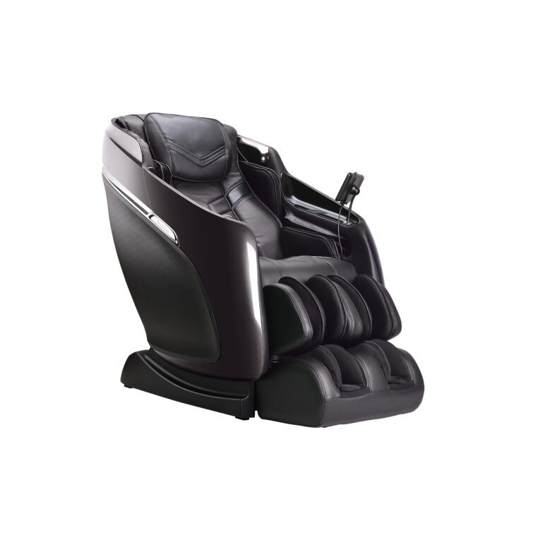 Brookstone Faux Leather Heated Massage Chair Wayfair